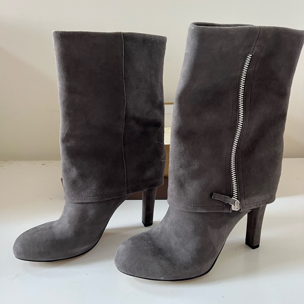 New Unworn Suede Booties